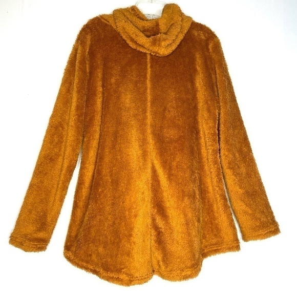 new Camisa Brown Faux Fur Lightweight Hooded Jacket US S - Picture 2 of 6